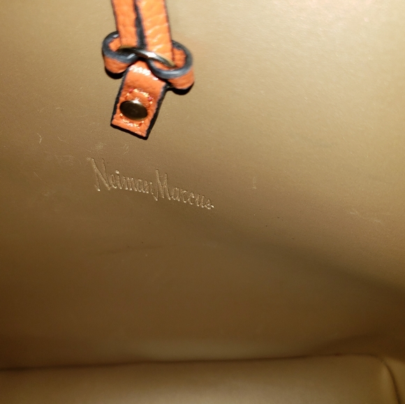 Neiman Marcus orange tote - Picture 3 of 4